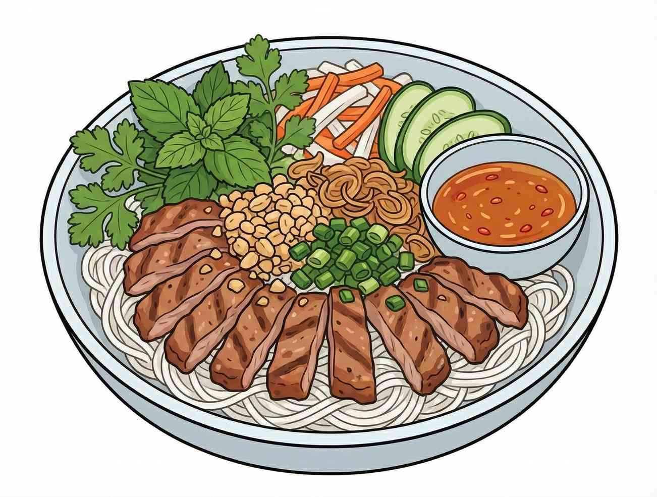 Bún Thịt Nướng